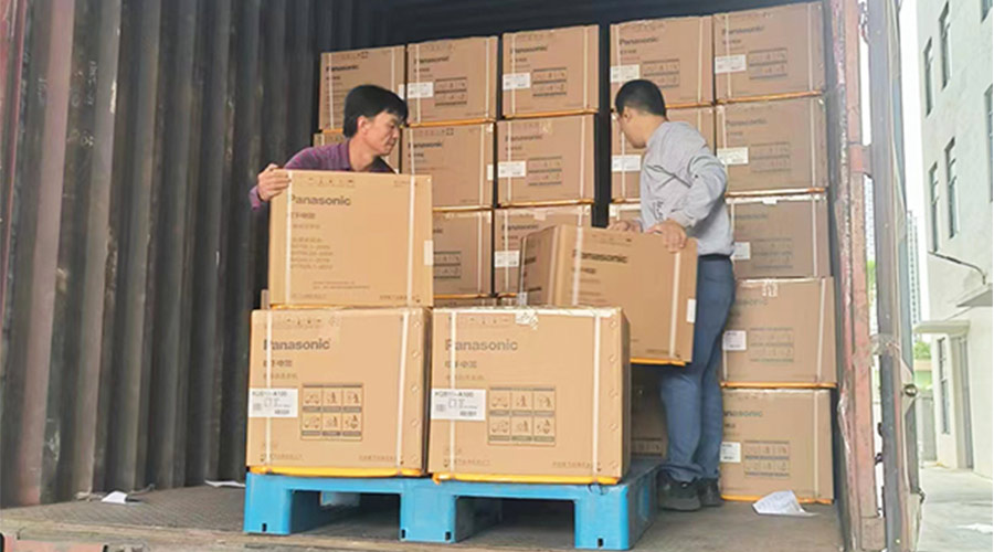 發(fā)貨抓速度！金環(huán)電器第一時間完成松下滾筒干衣機發(fā)貨