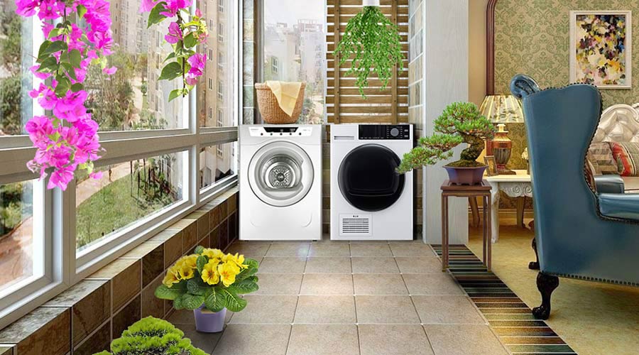 家居陽臺晾曬衣物不干怎么辦，衣物烘干機來解決！