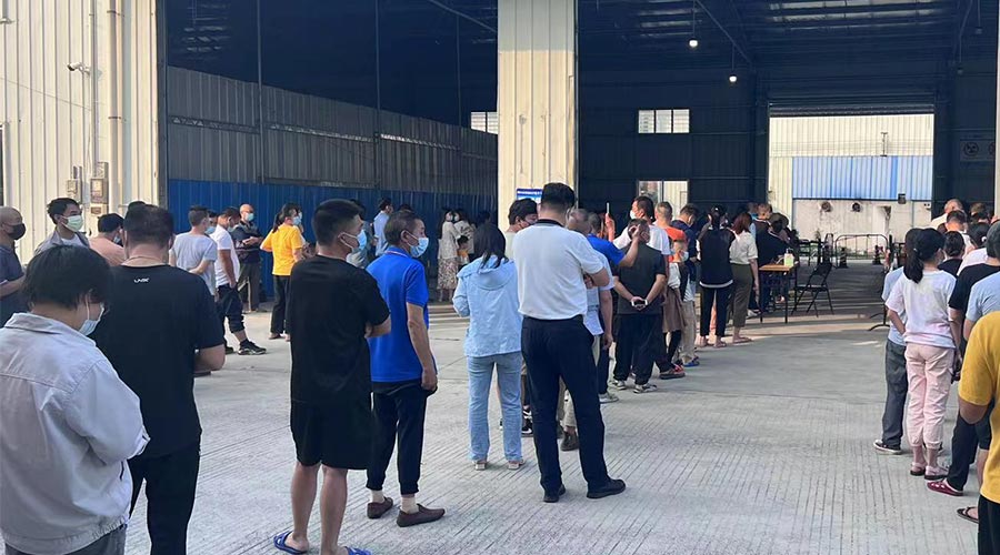 支援防疫是責任！金環(huán)電器助力鶴山核酸檢測