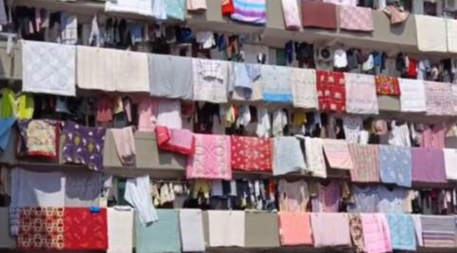 學(xué)校現(xiàn)曬被大場(chǎng)面！滾筒衣服烘干機(jī)即烘即干大件棉被 便捷好用