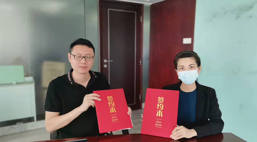 祝賀！金環(huán)電器與寧波某品牌電商客戶再次合作，簽約成功！