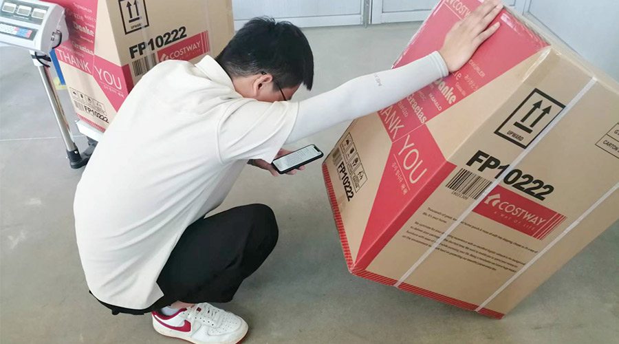 實況直擊！客戶北美COSTWAY開展衣物烘干機驗貨