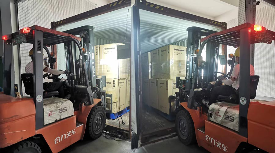 趕進(jìn)度加油干！ 迅速完成松下客戶的衣物烘干機出貨